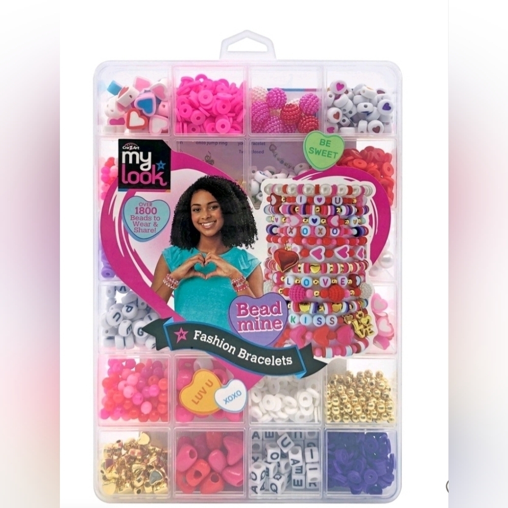 NWT CraZArt Bead Mine Fashion Bracelets Jewelry Kits, Valentine's Day, Easter - Picture 3 of 6